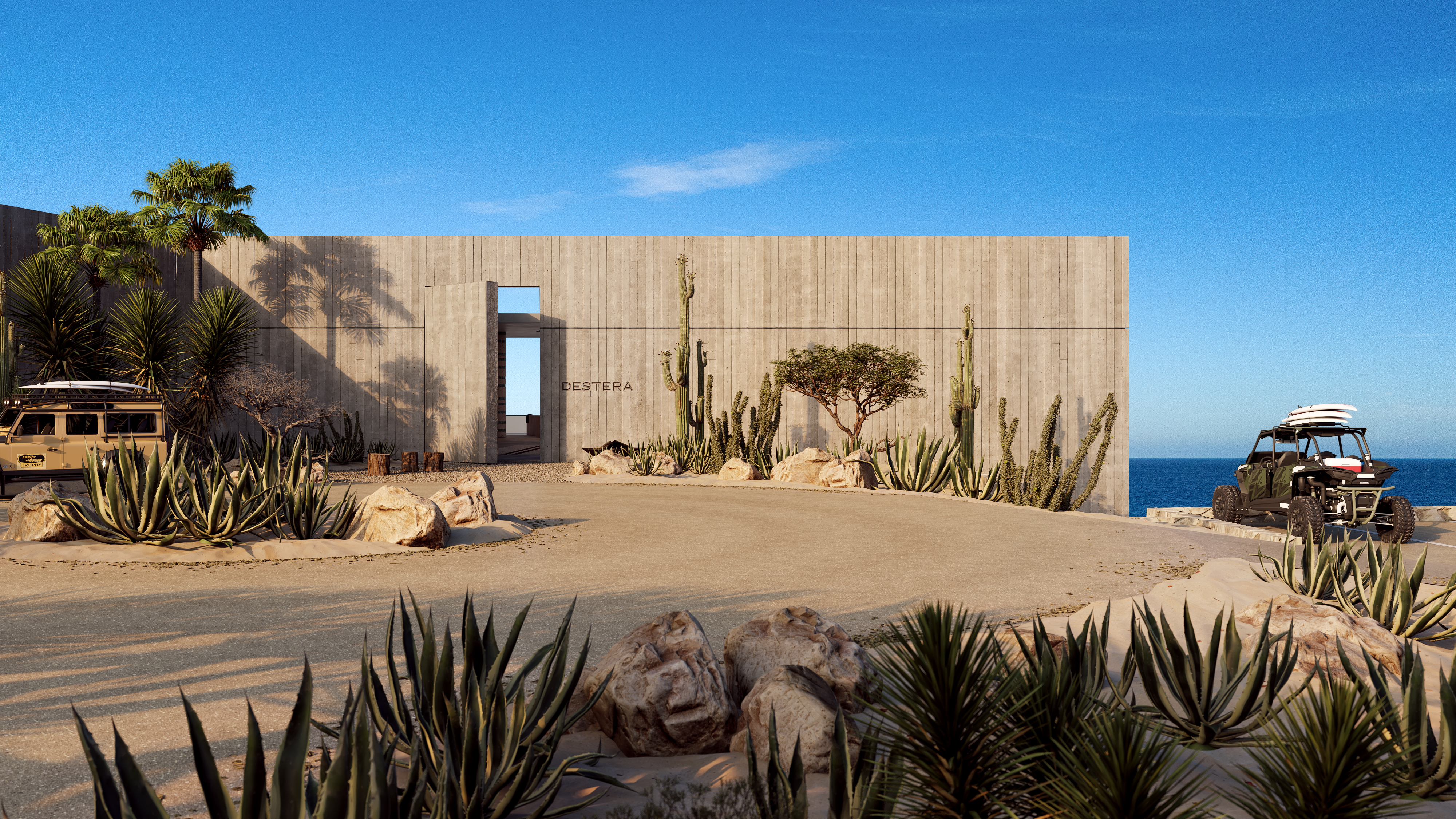 Destera arrival court rendering