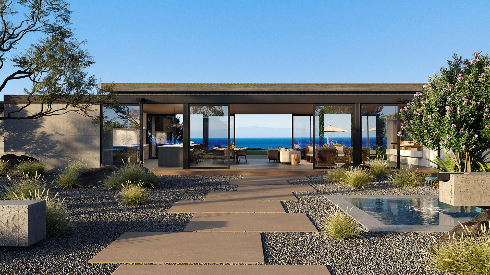Honolulu architectural rendering, Hawaii