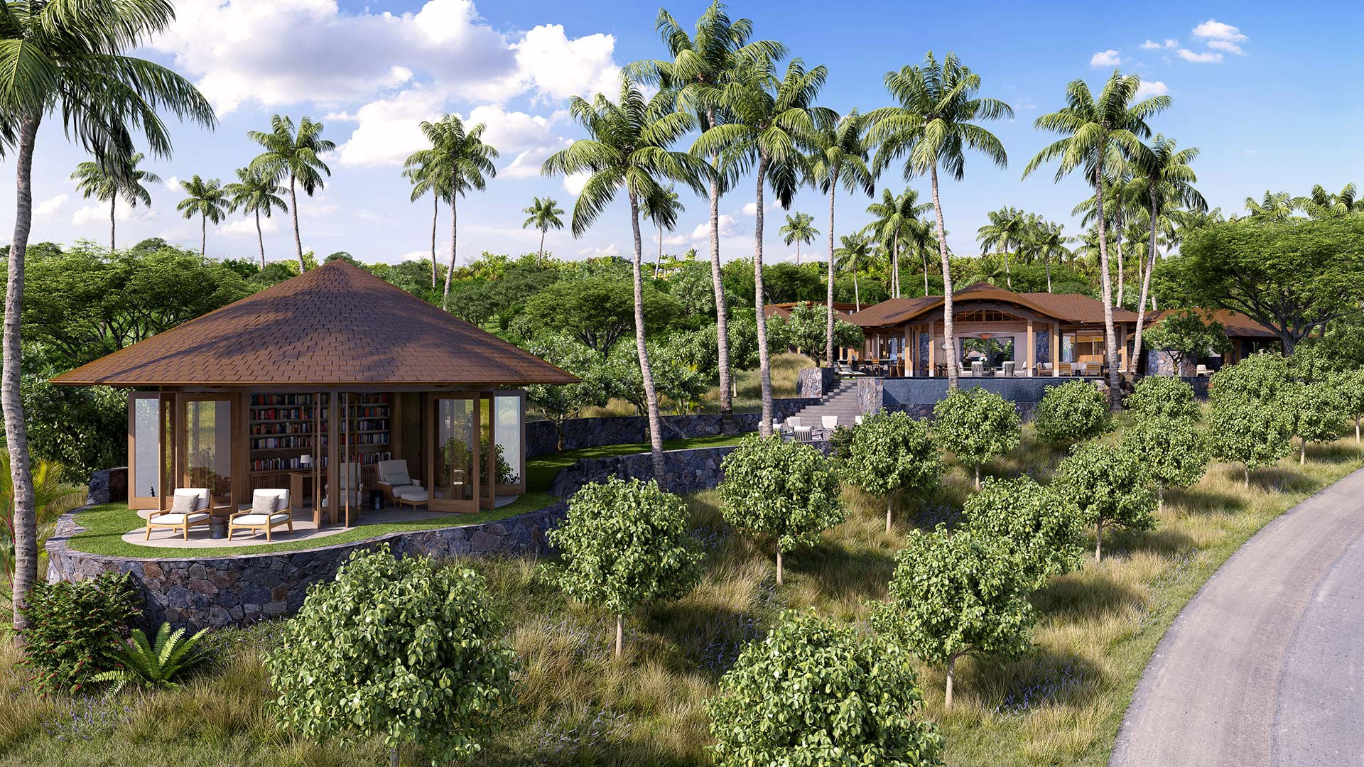 Hokulia residence rendering, Kailua-Kona, Hawaii
