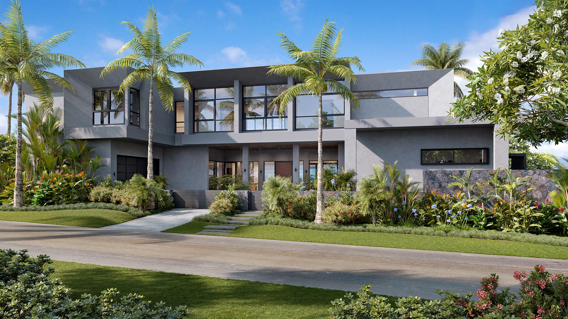 Maluaka Beach residence rendering, Makena, Maui