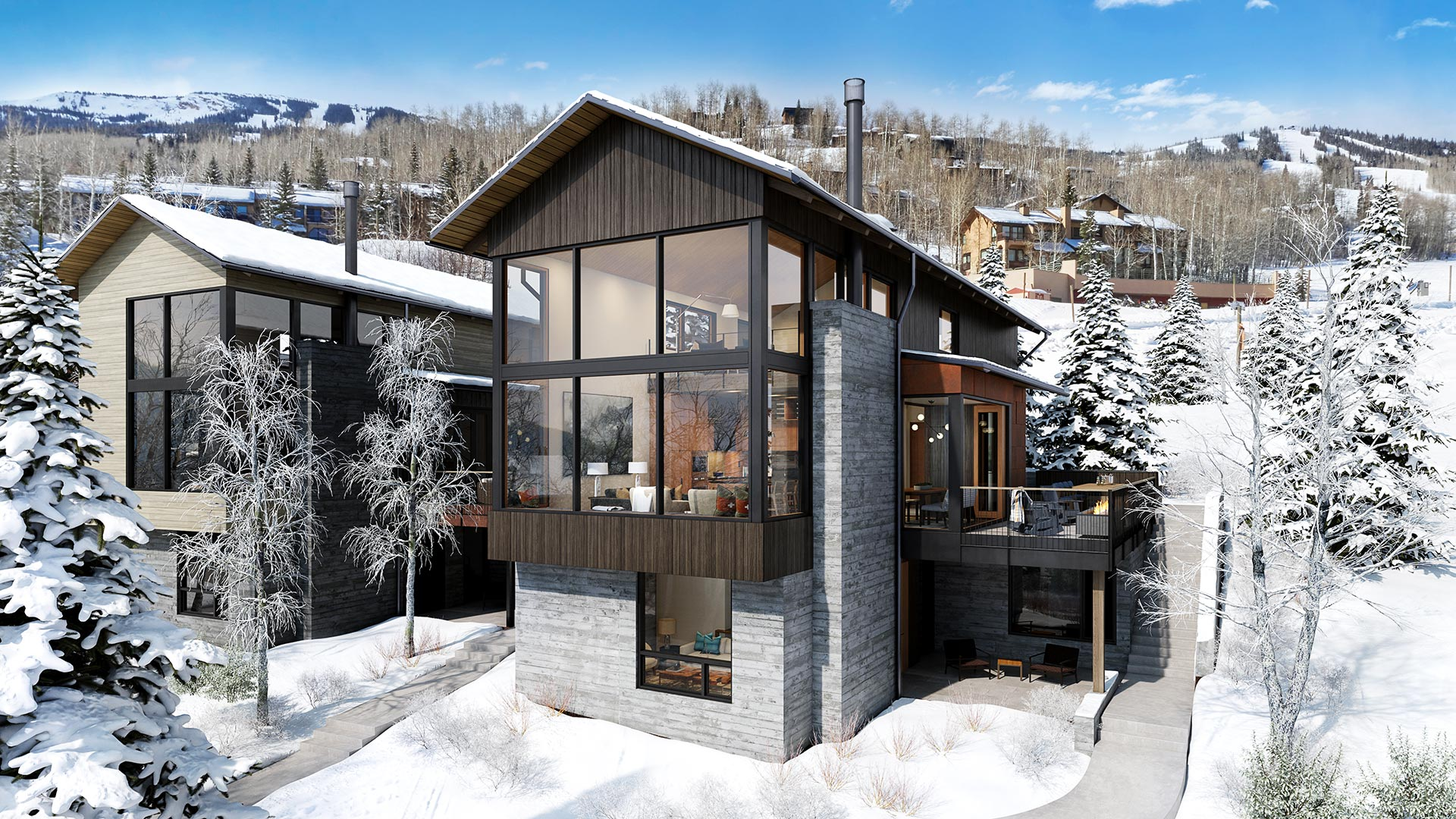 Havens Snowmass amenity space rendering, Snowmass Village